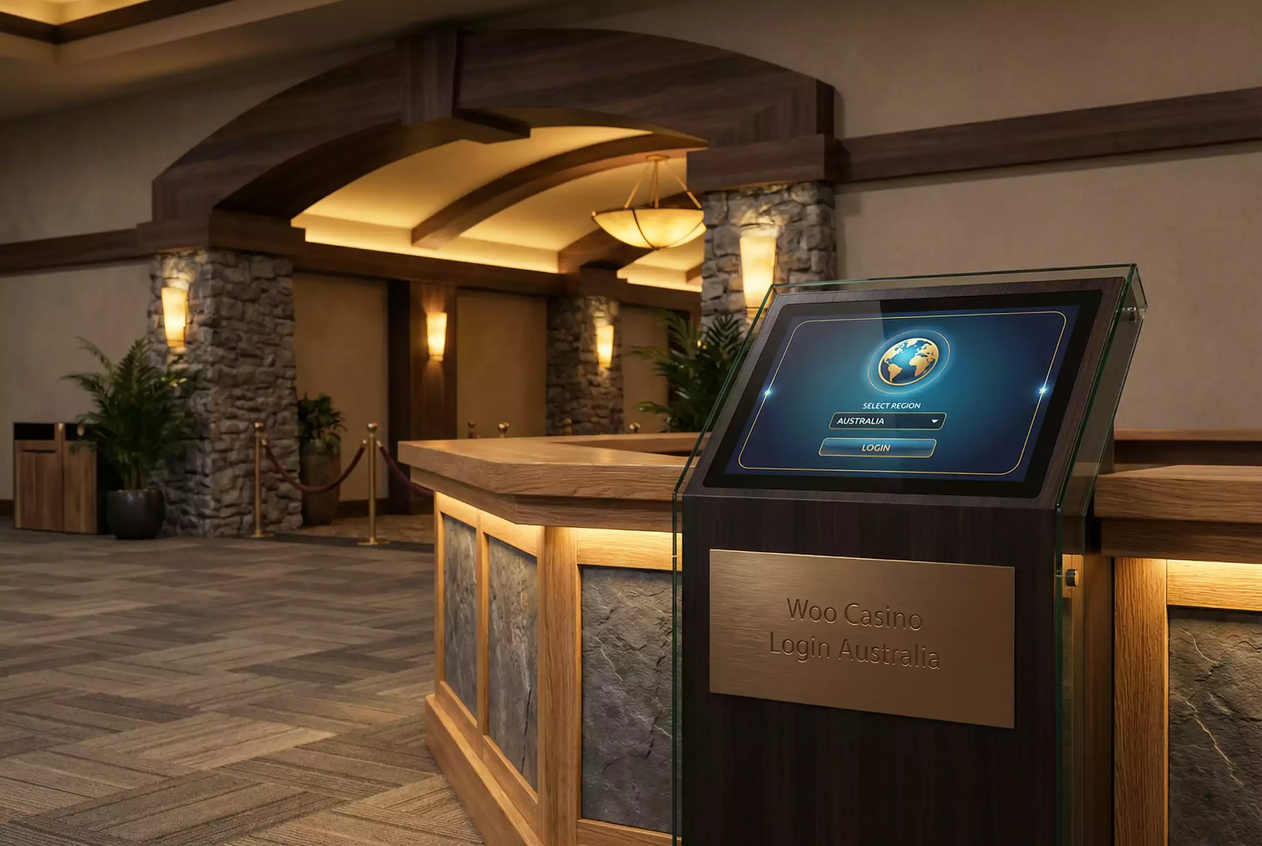 Woo Casino mobile interface showing games